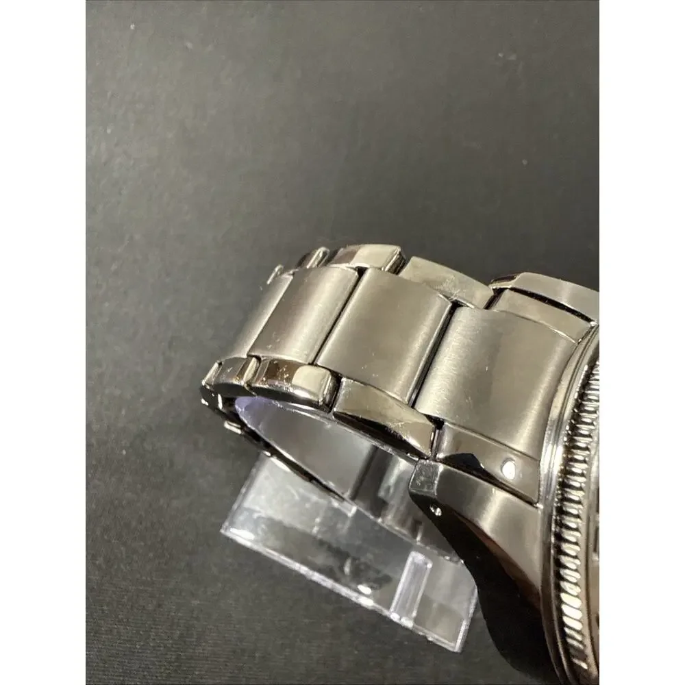 Men’s Fossil BQ1165 Watch 50mm Case 7” Band Gunmetal New Battery (G3)